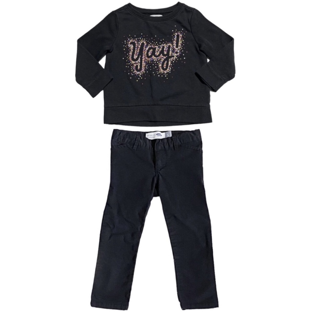 Old Navy sweatshirt & pants bundle 3T